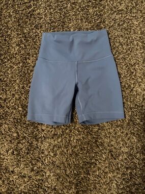 lululemon athletica High-Rise Bike Shorts in Dusty Blue